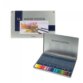 MUNHWA Nexpro Premium Water-Soluble Colored Pencil Set | 36 Colors in Protective Tin Case | Watercolor Effect | Artist & Student Grade | Made in Korea